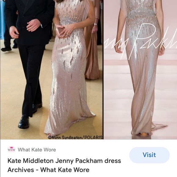 Jenny Packham Nude Sequin Dress Spring 2011 🤎 - Picture 14 of 17